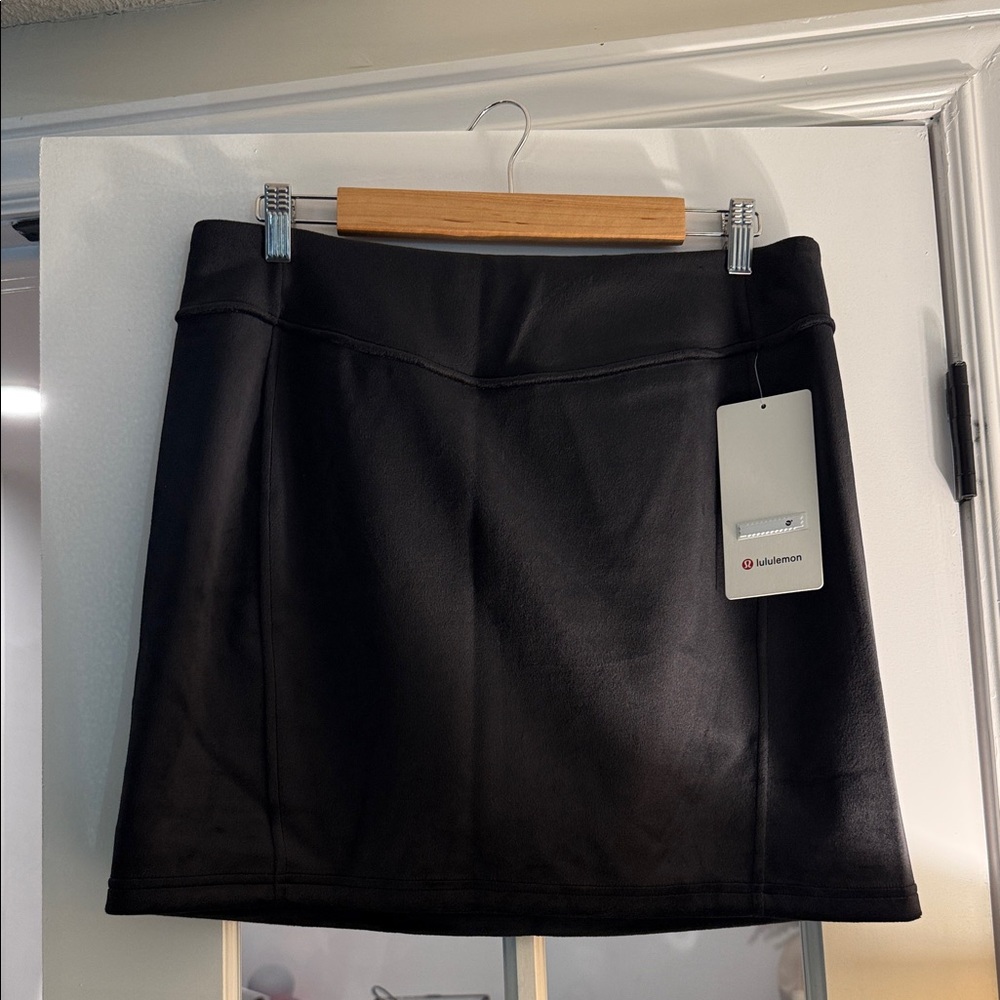 lululemon athletica Sleek Black Mini Skirt